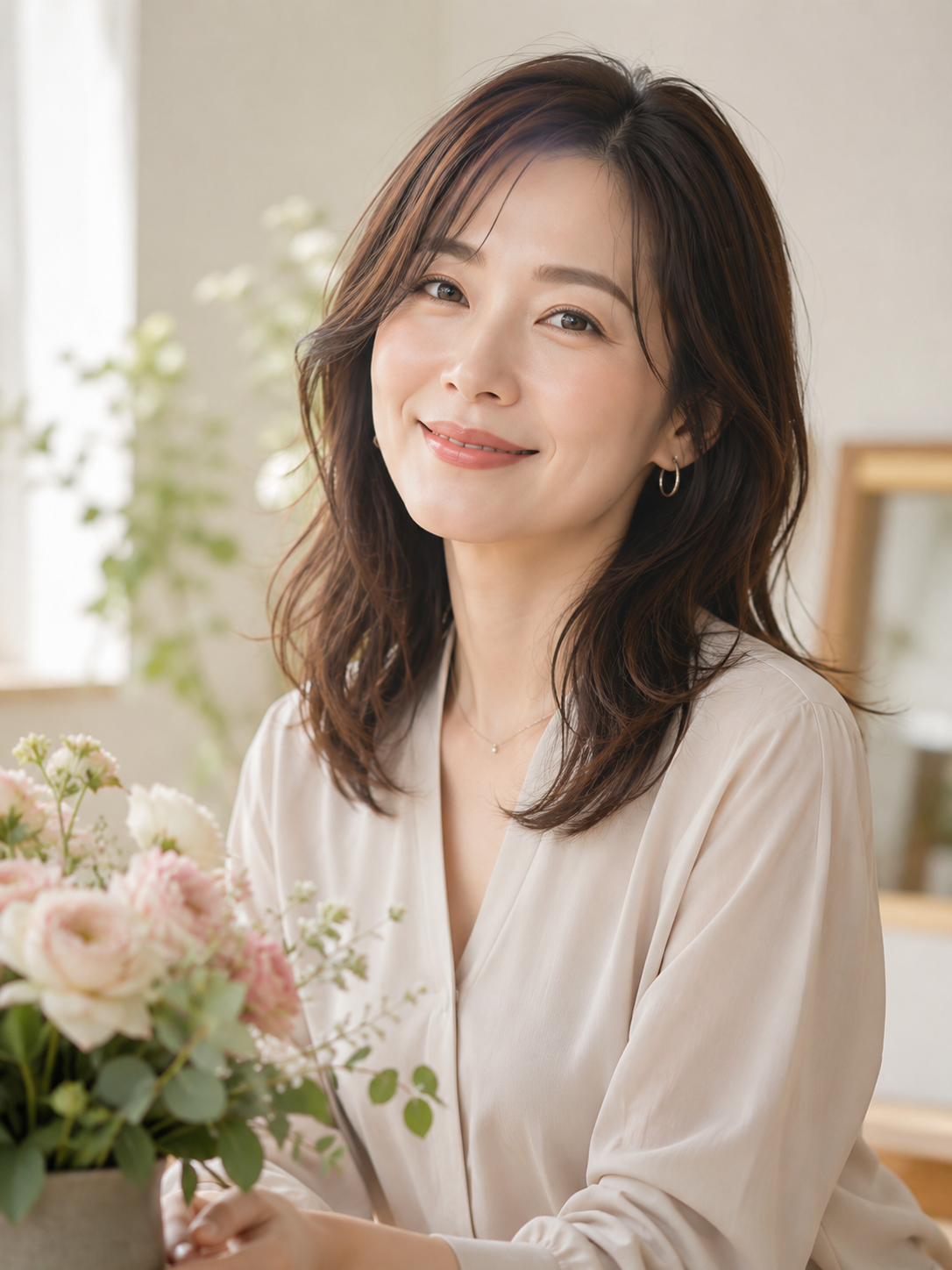 Akiko さん（同棲中の彼女、京都）の肖像